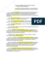 DA ORGANIZAÇÃO E ADMINISTRAÇÃO DE INSTITUIÇÕES ARQUIVÍSTICAS PÚBLICAS