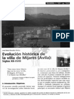 Evolución histórica de la villa de Mijares, siglos XII-XVIII - Trasierra 1997