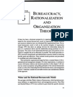 Bureaucracy Rationalization and OT