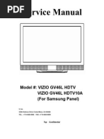 Download Vizio GV46l HDTV Service Manual by bpkoja SN19800038 doc pdf