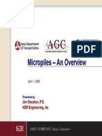 Micropiles - An Overview