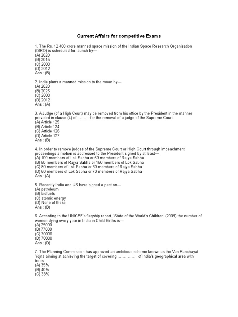 Competitive Exam Prep Guide | PDF | Sports