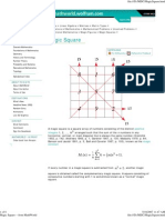 Magic Squares