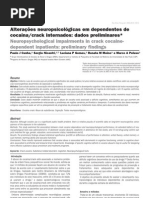 Alterações Neuropsicológicas do Crack