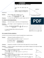 COSINUS Cours