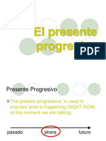 Presente Progresivo en español