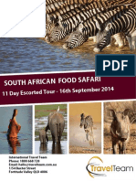 South Africa Food Safari - Travel Team