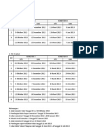 Jadwal UTS, UAS, Dan UKK Tahun Pelajaran 2012-2013