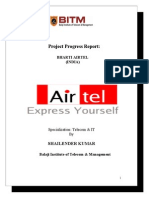 Project Progress Report:: Bharti Airtel (India)