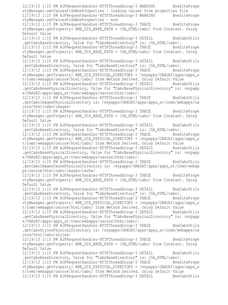 BneSitePropertyManager Log Details | PDF | Http Cookie | Computer ...