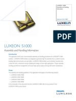 Luxeon S1000: Assembly and Handling Information