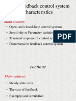 Ch3 Feedback Control System Characteristics: Main Content