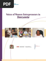 Download Voices of Women Entrepreneurs in Tanzania by IFC Sustainability SN19819553 doc pdf