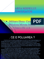 Poluarea Mediului Inconjurator Cls 9a