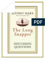 THE LONG SNAPPER by Jeffrey Marx: Discussion Questions