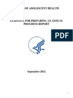 2012 Paf Prog RPT Guidance