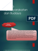 Konsep Kemasyarakatan Dan Budaya