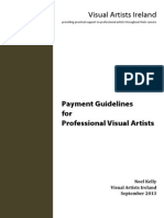 Payment Guidelines For Visual Artists September 2013