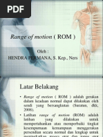 Latihan ROM: Gerakan dan Gambar | PDF