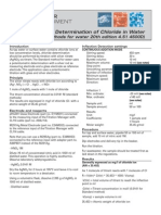 Determination of Chloride in Water 4500D