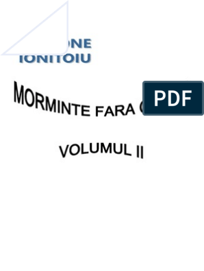 Occupy marking animal 54 Morminte Fara Cruce Vol II | PDF