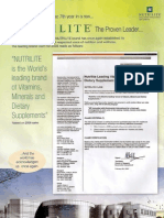 Nutrilie leader in vitmamins, minerals and dietary supplements 2008
