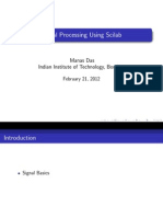 Signal Processing and Filter Design Using Scilab