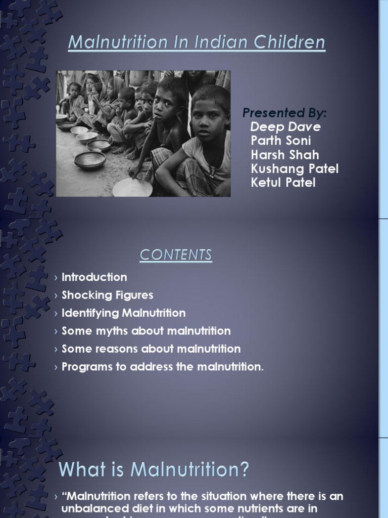 Understanding Malnutrition in India | PDF | Malnutrition | Nutrition