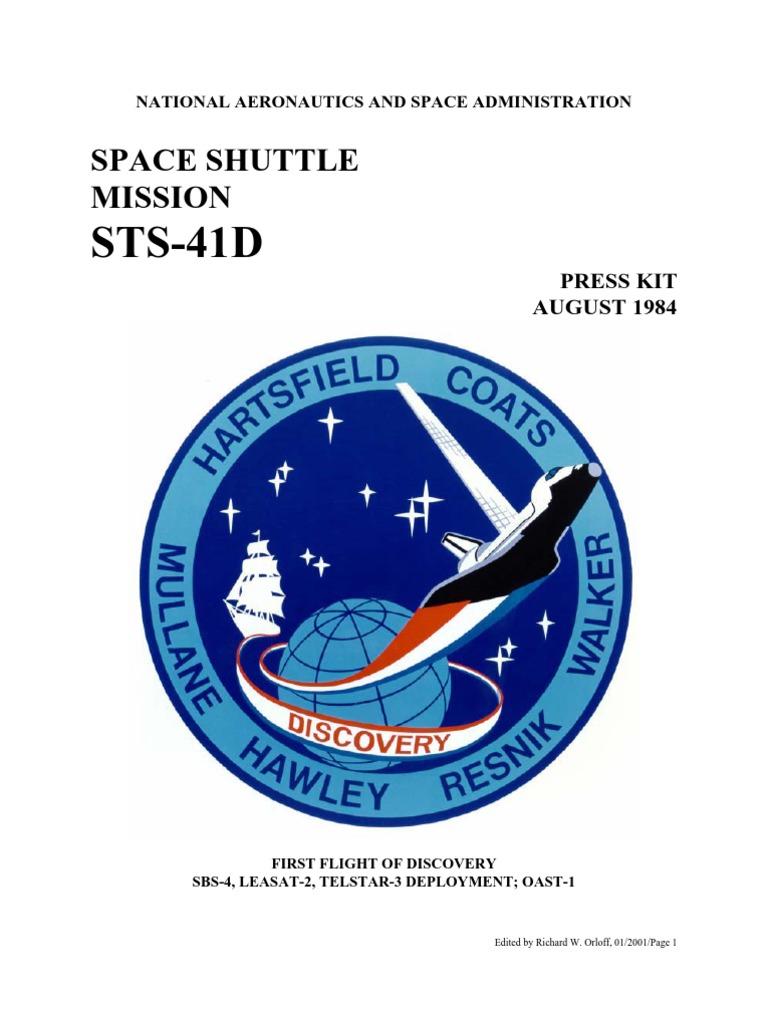 NASA Space Shuttle STS-41D Press Kit | PDF