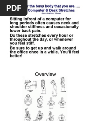 4 Minutes Office Exercises