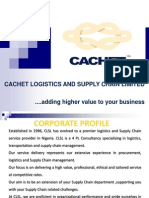 Cachet Logistics and Supply Chain