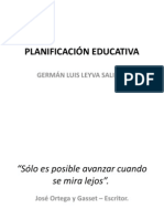 PLANIFICACIÓN EDUCATIVA