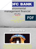 Environmental Management Financial Study