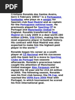 Download Cristiano Ronaldo Dos Santos Aveiro by Zackyork SN19839901 doc pdf