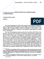 Pregled Recepcije Oswalda Spenglera u Hrvatskoj Prilozi 2002