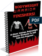 19 Bodyweight Warrior Finishers