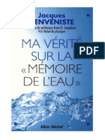 Jacques Benveniste - Ma Vérité Sur La Mémoire de L'eau Q3 PDF