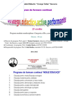 Strategii Didactice Active Performante