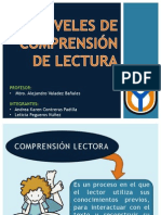 Niveles de Comprensión Lectora