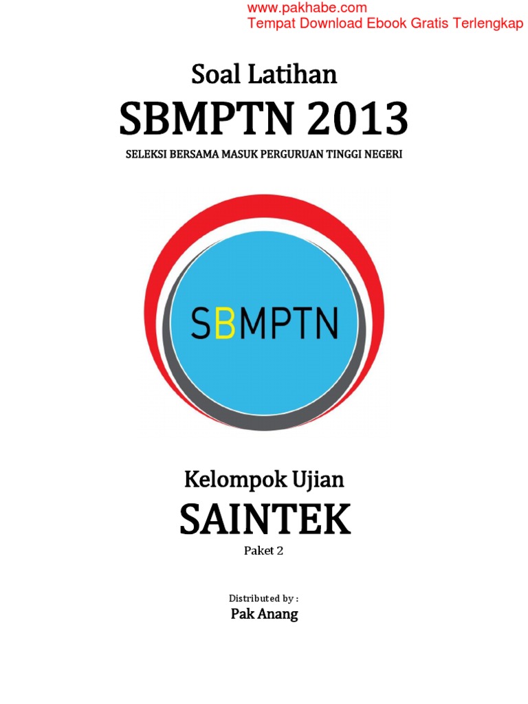 Contoh Soal Sbmptn Saintek Itb