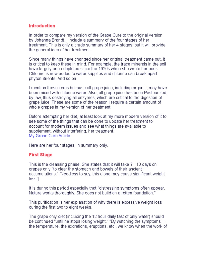 Brandt Grape Cure PDF Cancer Juice