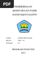 Contoh Bentuk Laporan QC