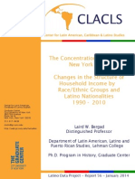 Household Income Concentration in NYC 1990 2010