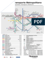 Mapa Da Rede Metro