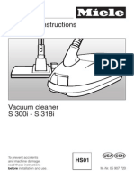 Miele Vacuum S300 318i Manual