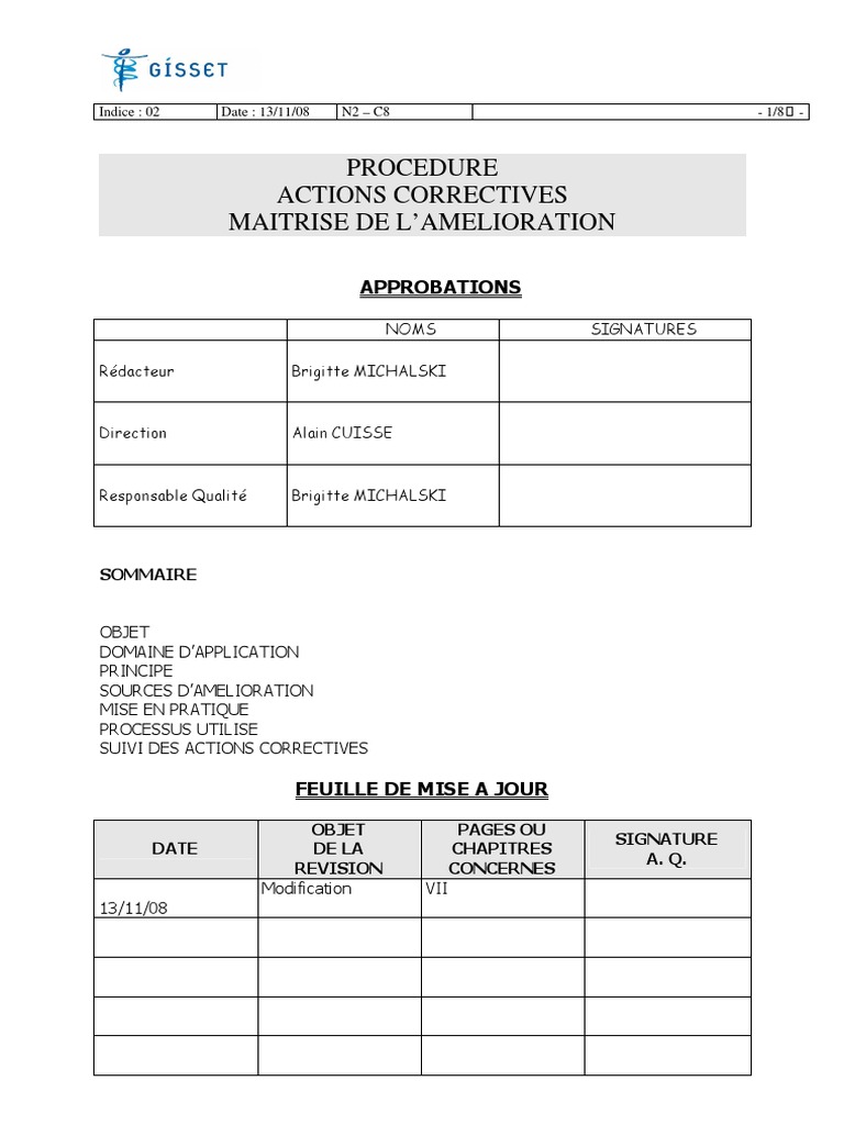 Maitrise Des Nonconformites  Audit  Sciences (Général)