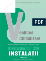 Enciclopedia Tehnica de Instalatii Manualul de Instalatii Editia aIIa Instalatii de Ventilare Si Climatizare