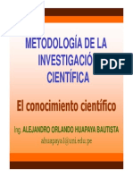 Metodologia de La Investigacion Cientifica