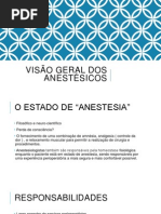 Visão Geral dos anestésicos