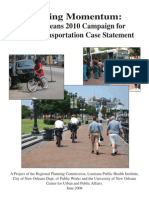 PBRI Gaining Momentum New Orleans 2010 Campaign For Active Transportation Case Statement